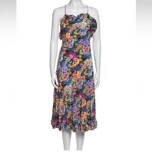 Les Rêveries 100% Silk floral Dress